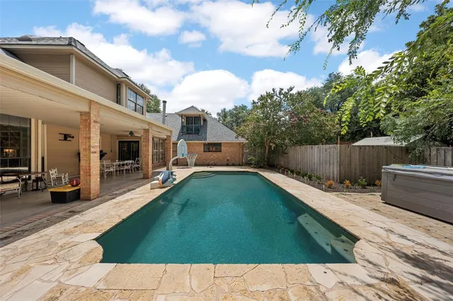 a lobby with furniture and garden