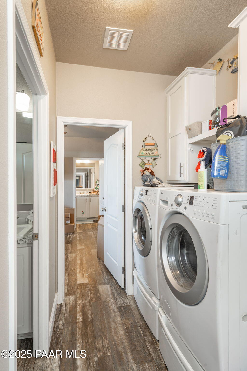 1023 Thorton Road Camp Verde, AZ 86322 - Photo 15 of 29 a view of a storage & utility room with washer and dryer