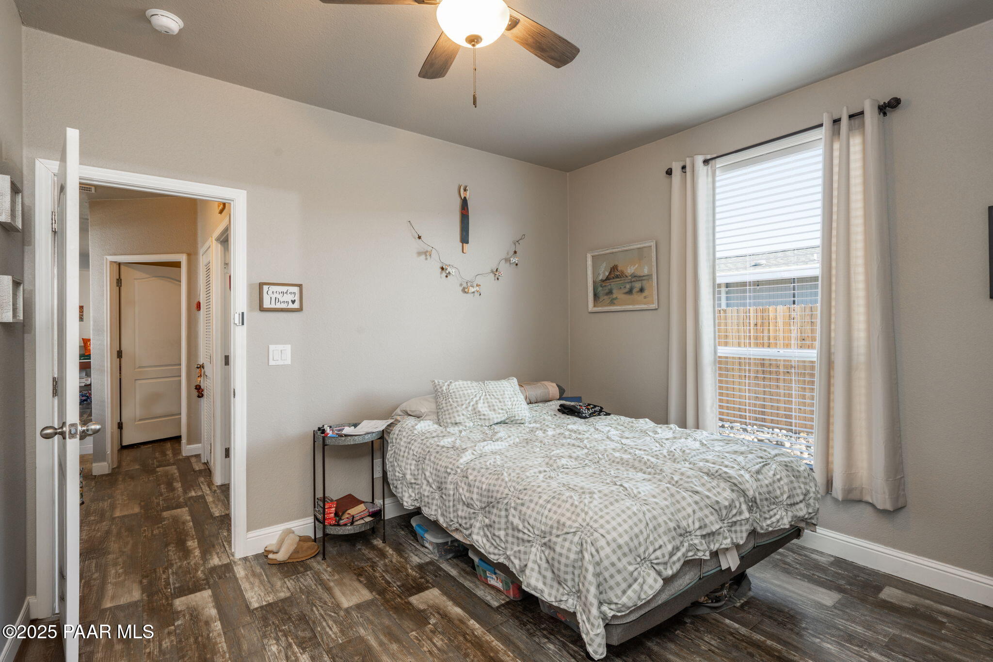 1023 Thorton Road Camp Verde, AZ 86322 - Photo 18 of 29 a bedroom with a bed and a window