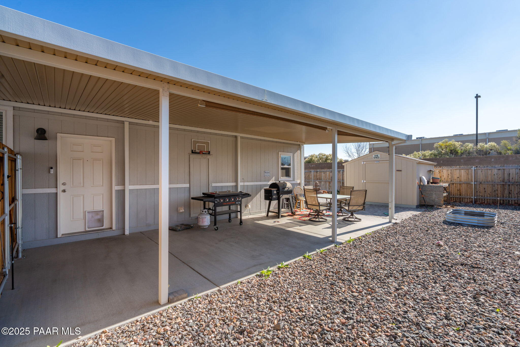 1023 Thorton Road Camp Verde, AZ 86322 - Photo 21 of 29 a view of a backyard with sitting area