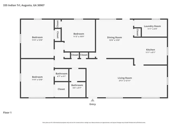 $265,000 | 335 Indian Trail, Augusta, GA 30907