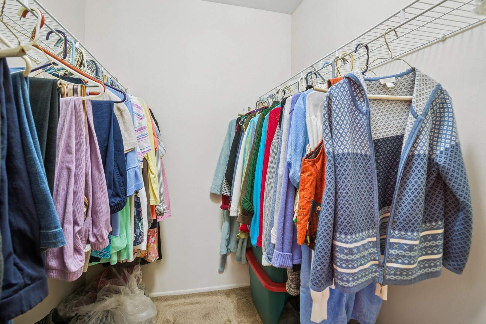 28 Regent Circle, Unit B2 Schaumburg, IL 60193 - Photo 17 of 22 a view of walk in closet with clothes