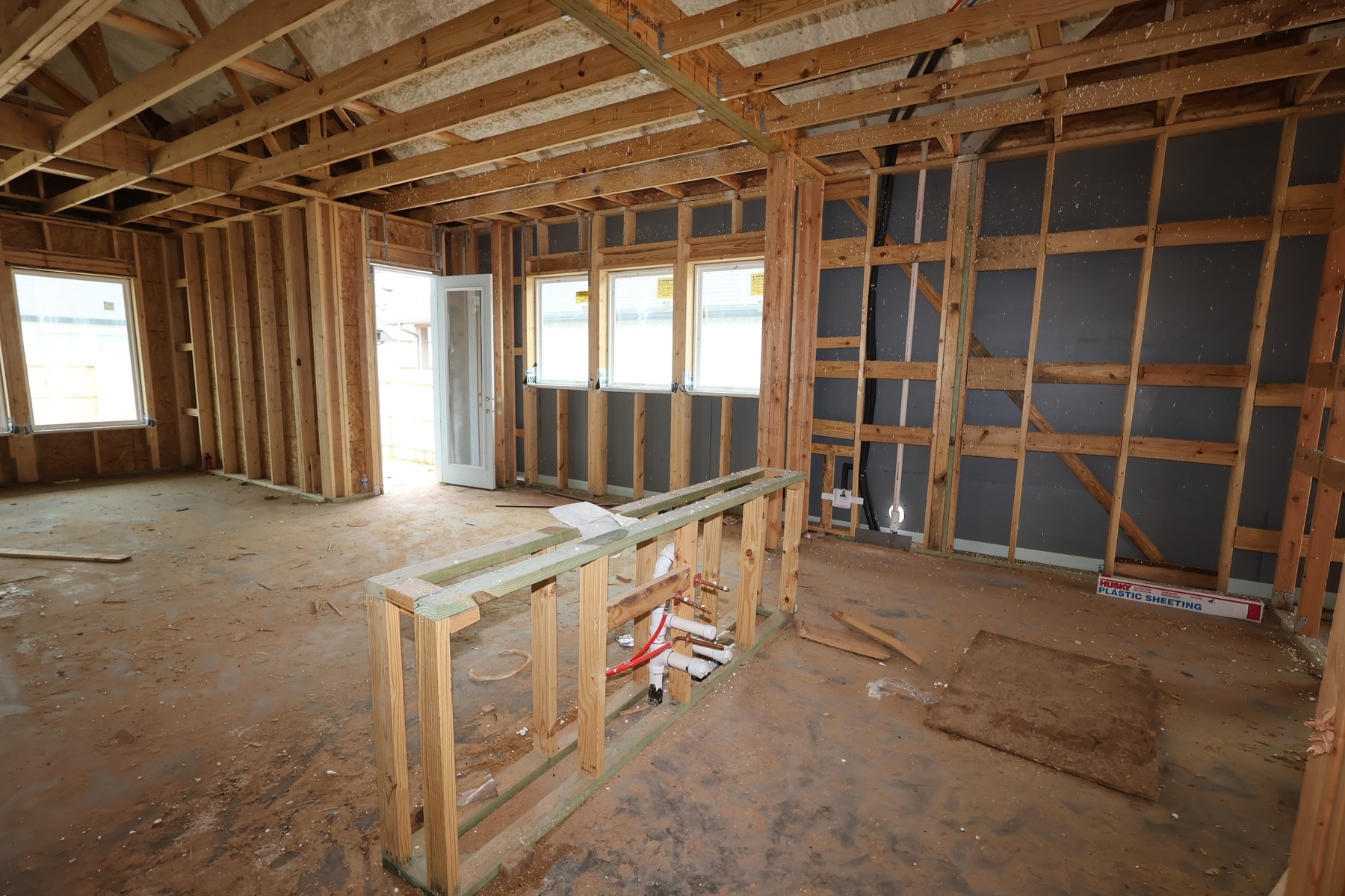 135 Afton June Drive Rosenberg, TX 77471 - Photo 7 of 16 a view of an empty room with a staircase