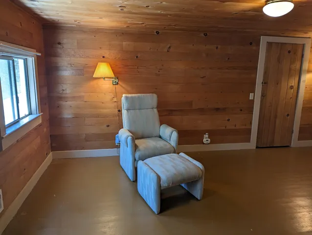 a view of lake and mountain