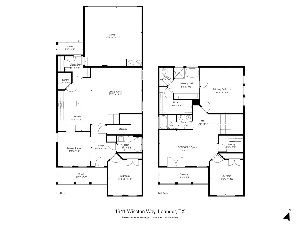 1941 Winston Way Leander, TX 78641 - Photo 25 of 28 View of room layout
