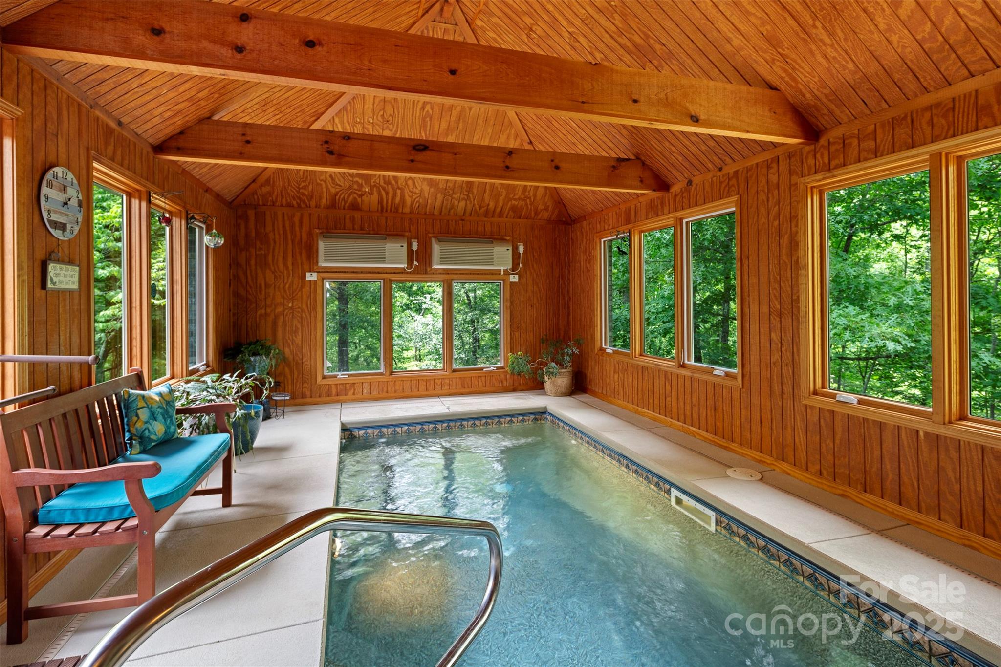 421 North Boundary Road Mill Spring, NC 28756 - Photo 17 of 43 a room with furniture and a large window