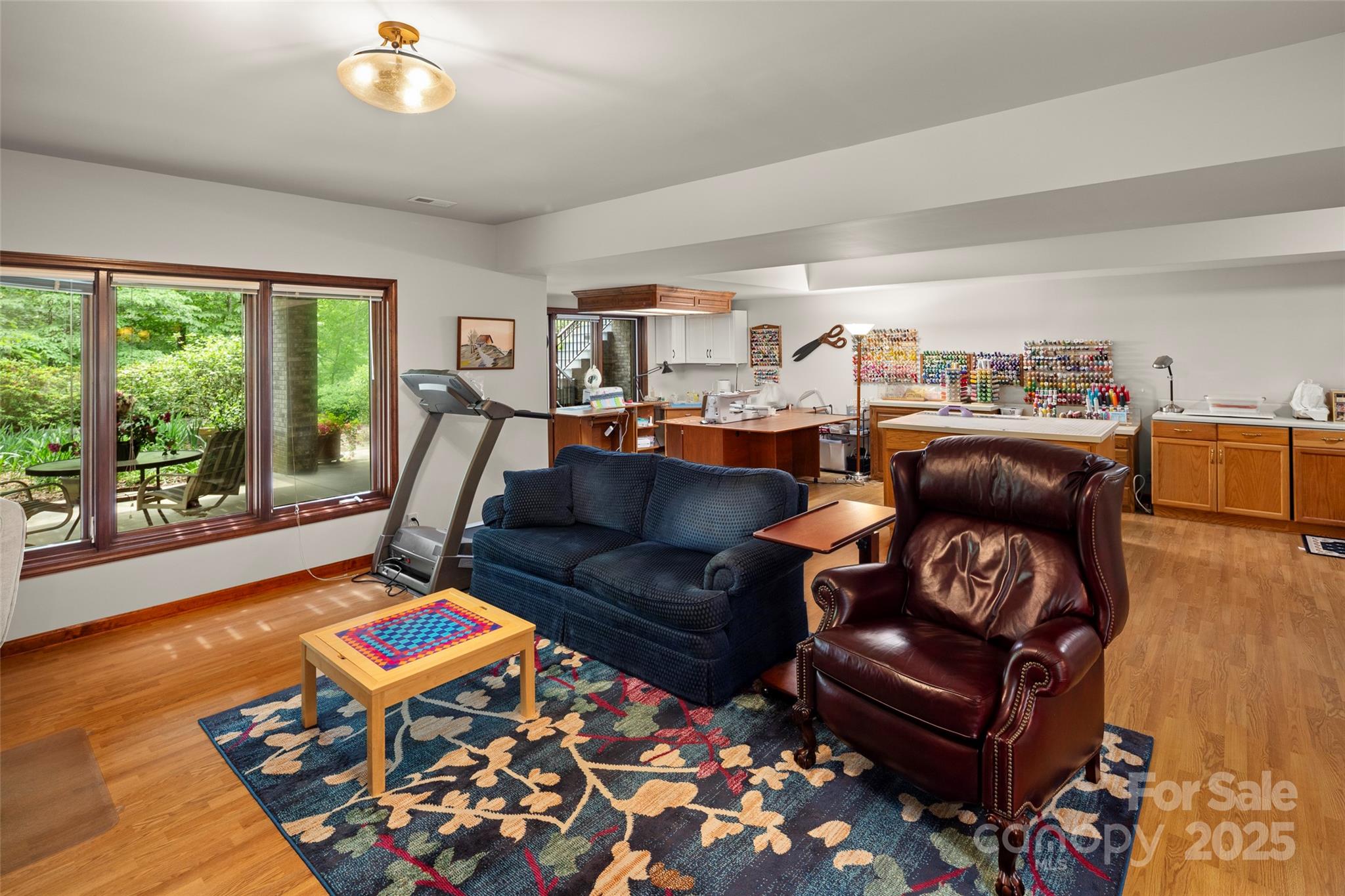 421 North Boundary Road Mill Spring, NC 28756 - Photo 32 of 43 a living room with furniture and a rug
