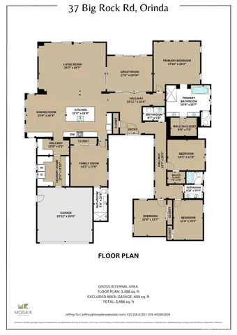 $3,699,000 | 37 Big Rock Road, Orinda, CA 94563