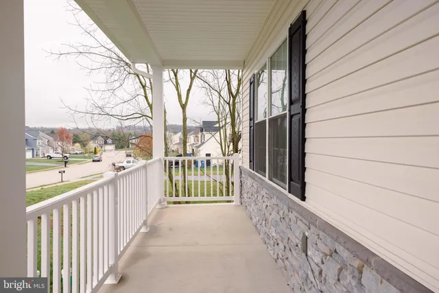 a view of a porch