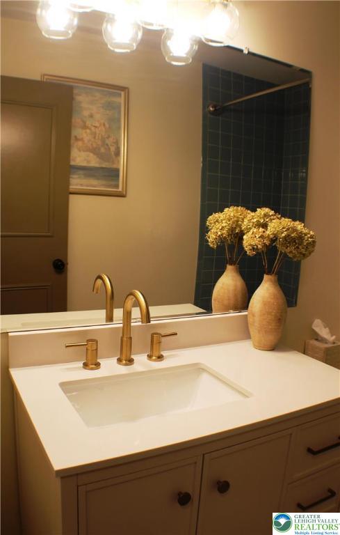 909 Wood Road Danielsville, PA 18038 - Photo 43 of 56 a bathroom with a sink and a mirror