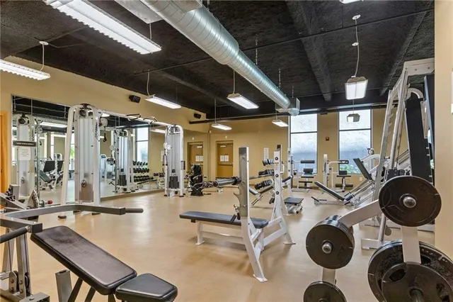 a view of balcony and yard