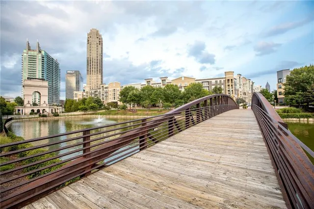 a view of a building with a street