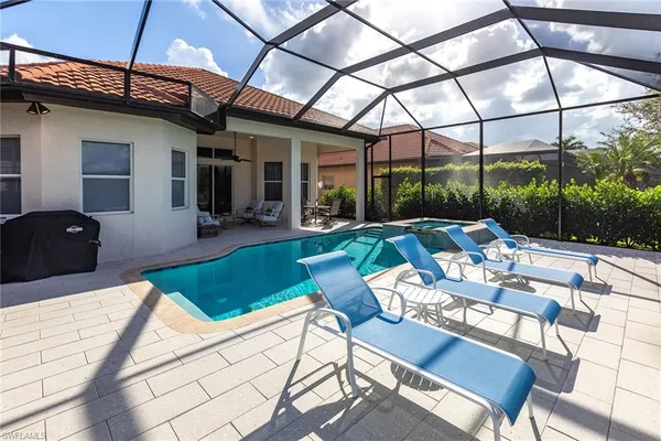 a outdoor space with furniture
