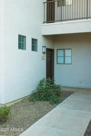 a backyard of a house