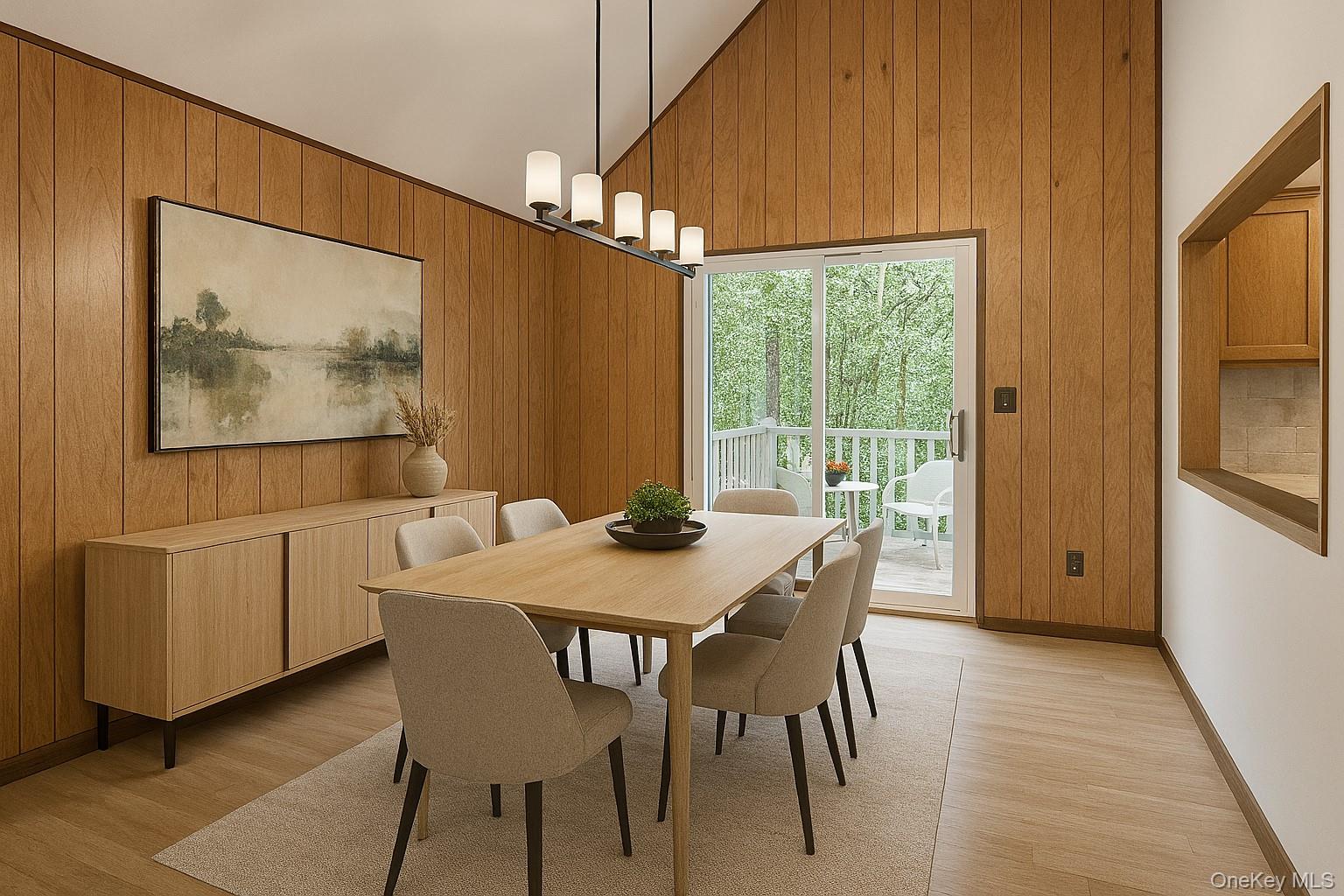 74 Swinging Bridge Estate Road Monticello, NY 12701 - Photo 15 of 36 a view of a dining room with furniture window and wooden floor