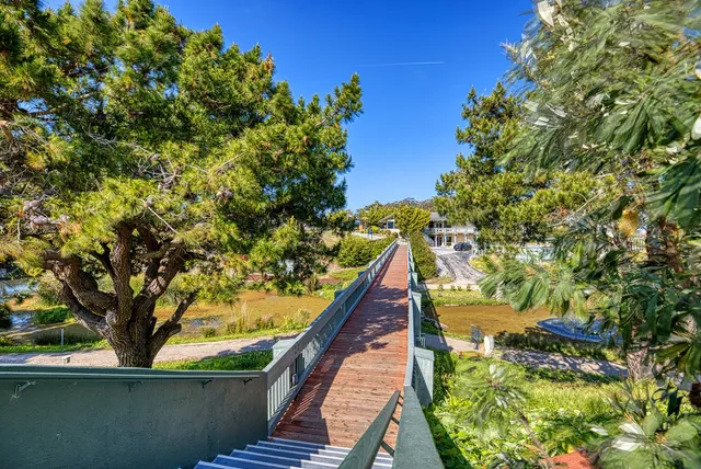a view of a balcony with city view