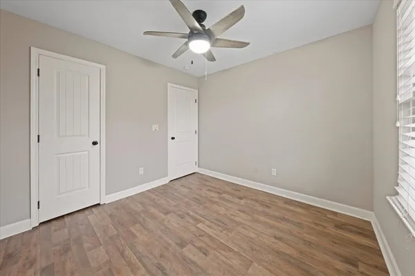 wooden floor in an empty room
