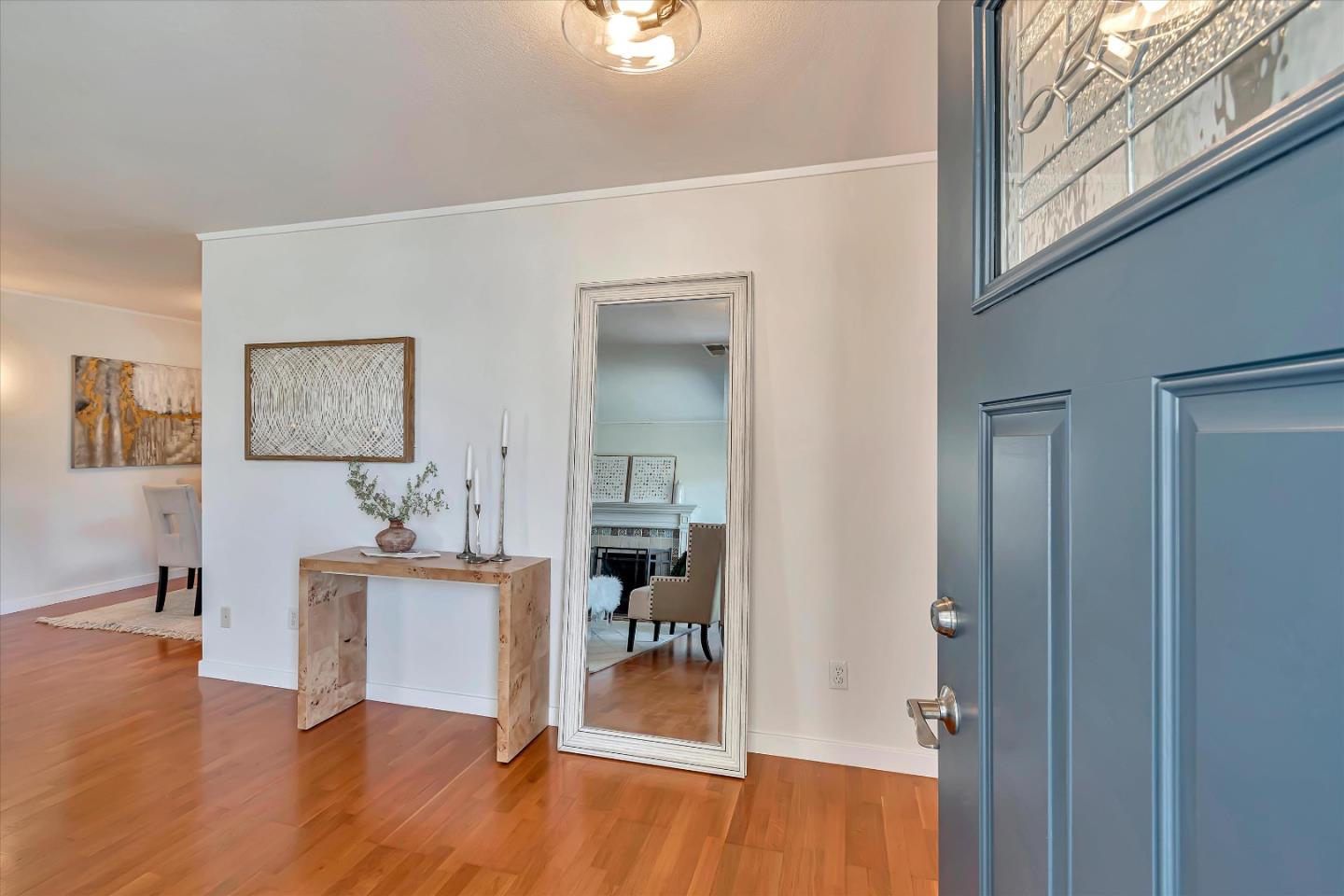 714 Cherry Avenue San Bruno, CA 94066 - Photo 3 of 29 a living room with furniture and a wooden floor