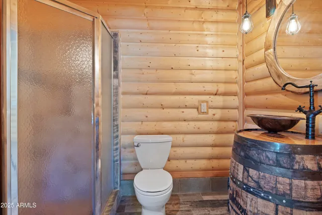 a work place with table and chairs