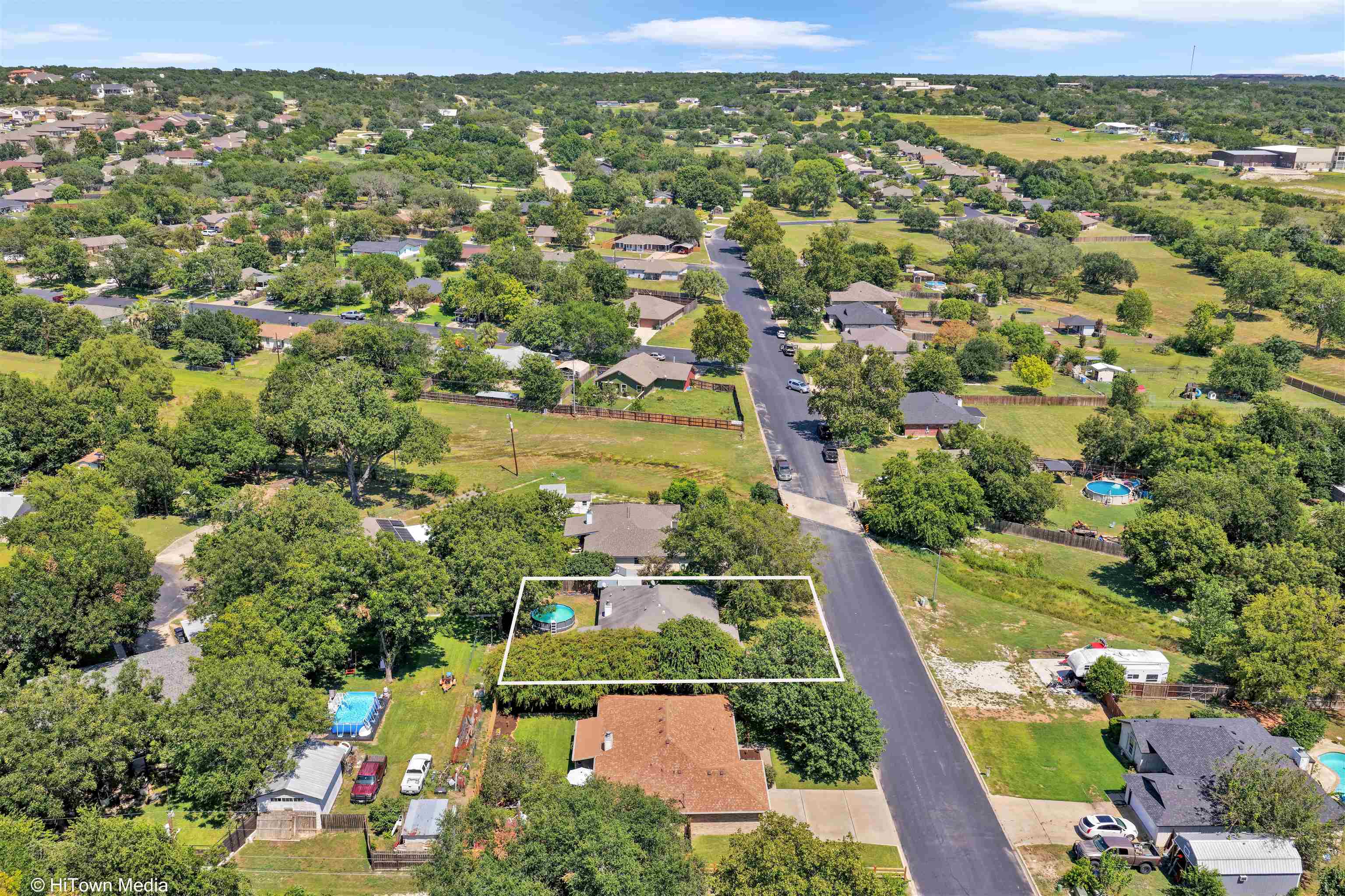 1004 East Johnson Street Burnet, TX 78611 - Photo 22 of 23 an aerial view of residential houses with outdoor space