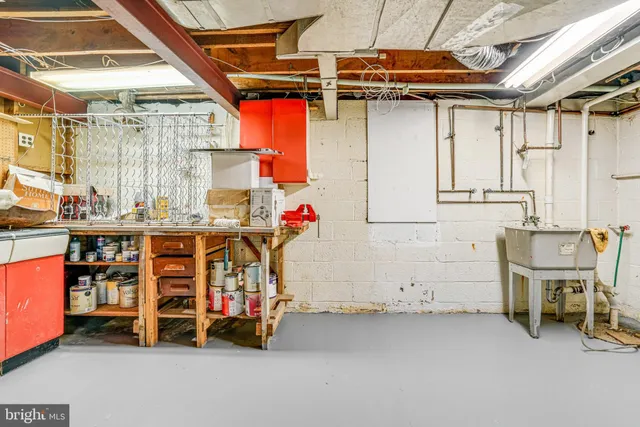 a utility room with a lot of stuff