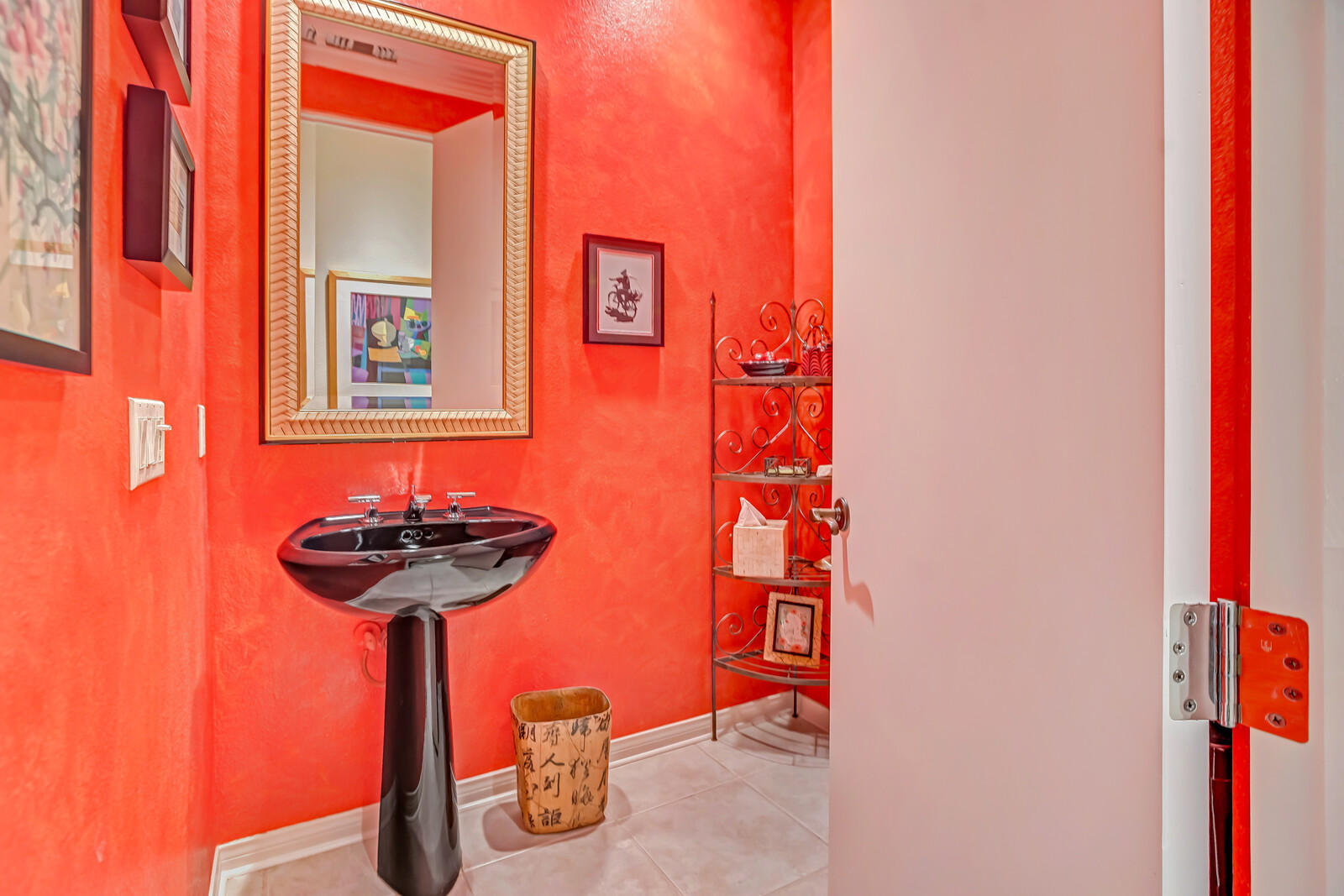 128 Loch Lomond Road Rancho Mirage, CA 92270 - Photo 36 of 42 a room with a sink and a potted plant