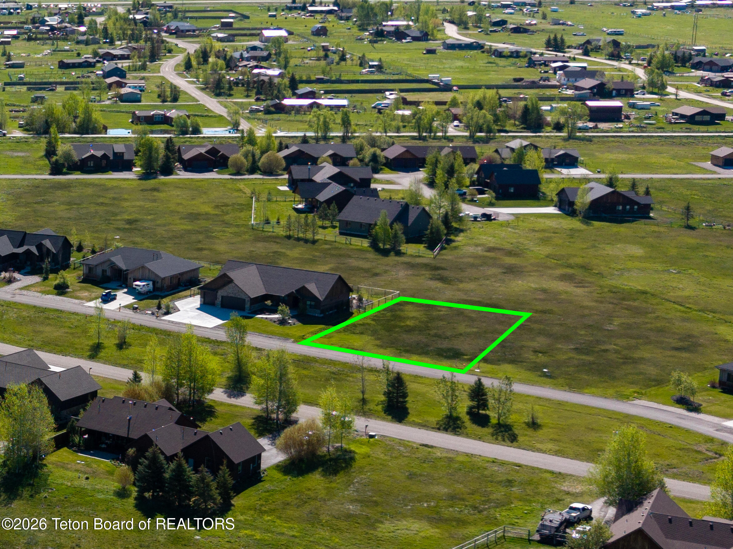 5037 Rowboat Loop Victor, ID 83455 - Photo 2 of 2 5037 Rowboat Loop/Lot lines approx.