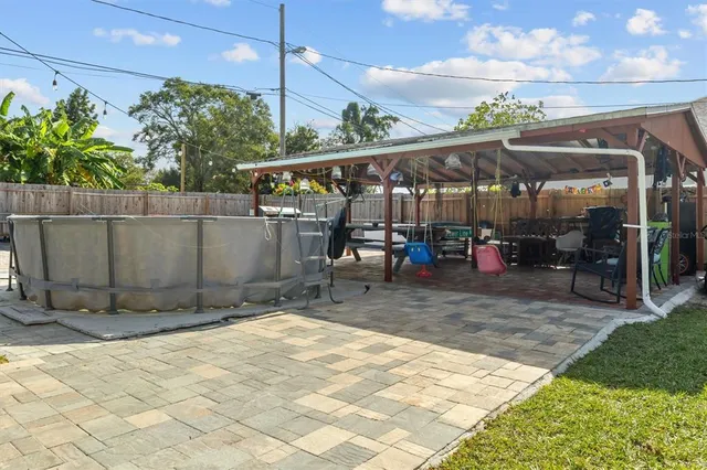 a view of outdoor space and patio