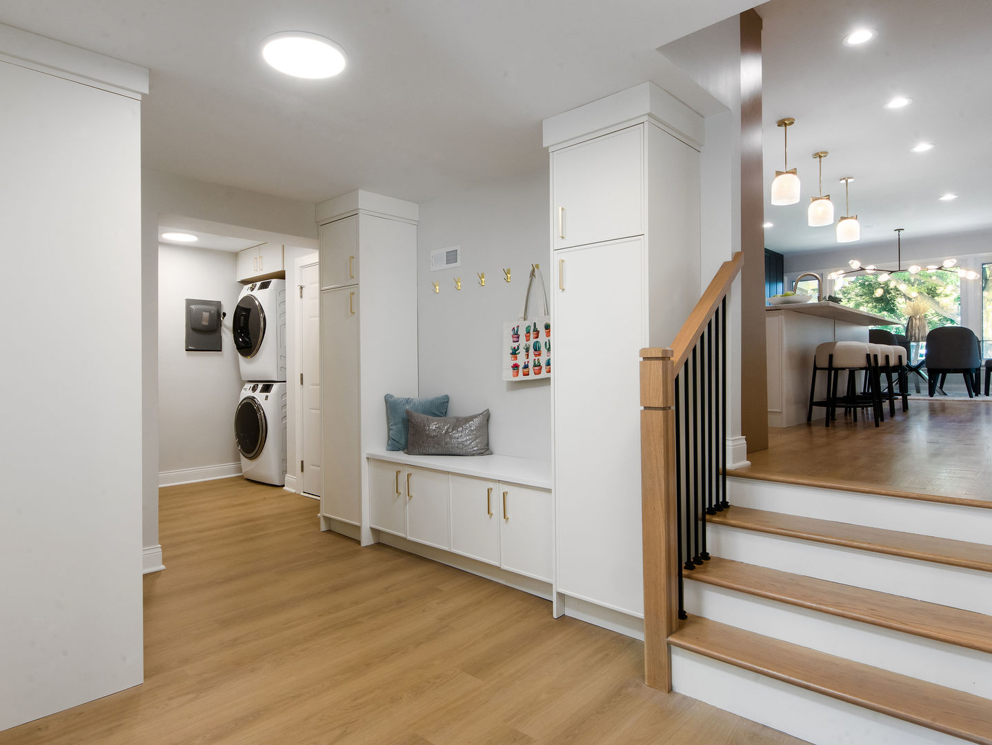 4343 Davis Street Skokie, IL 60076 - Photo 25 of 41 a view of entryway and hall with wooden floor