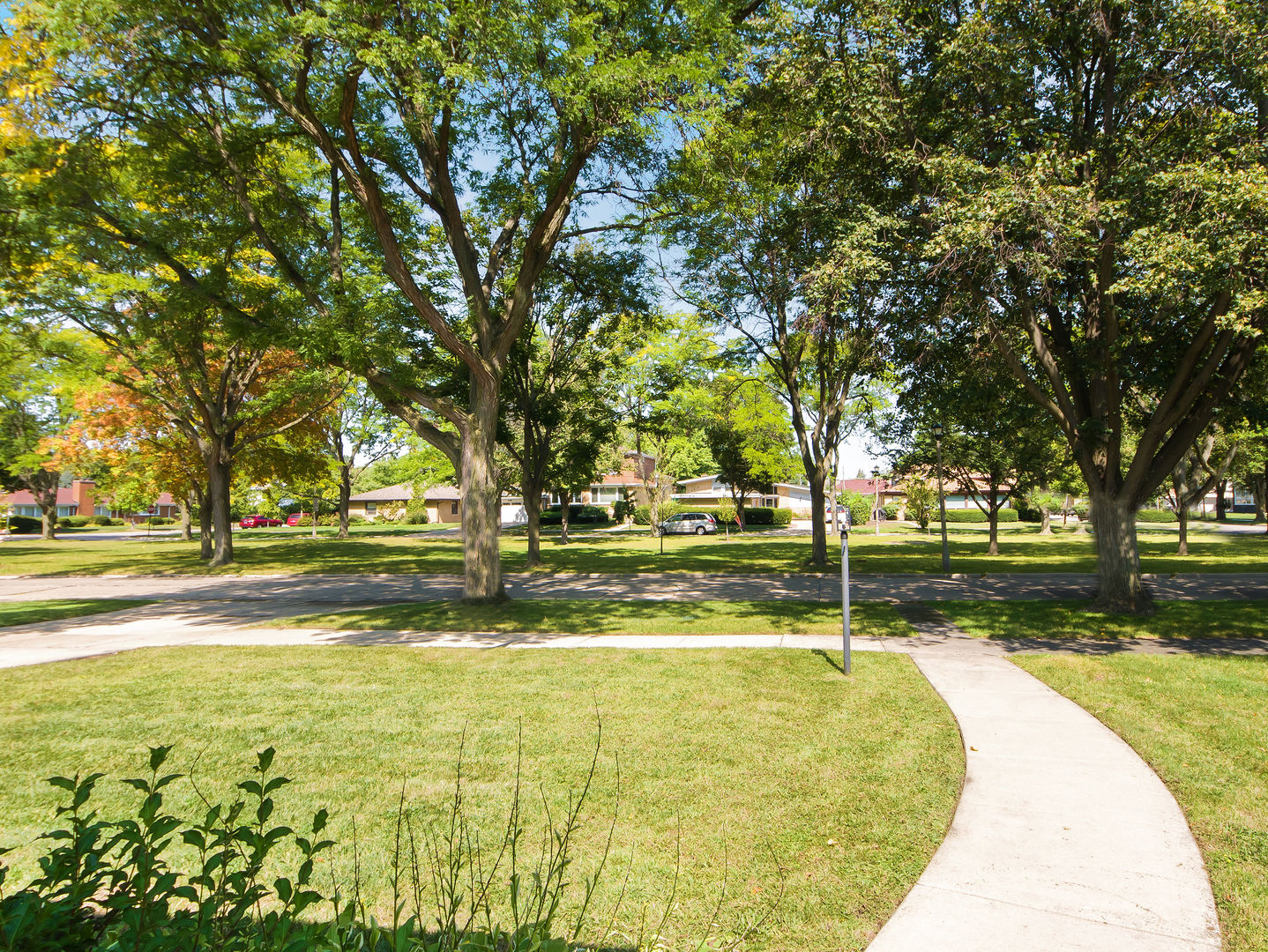 4343 Davis Street Skokie, IL 60076 - Photo 38 of 41 a swimming pool with trees in the background