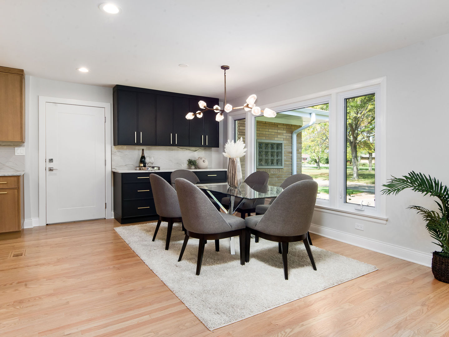 4343 Davis Street Skokie, IL 60076 - Photo 4 of 41 a view of a dining room with furniture and window