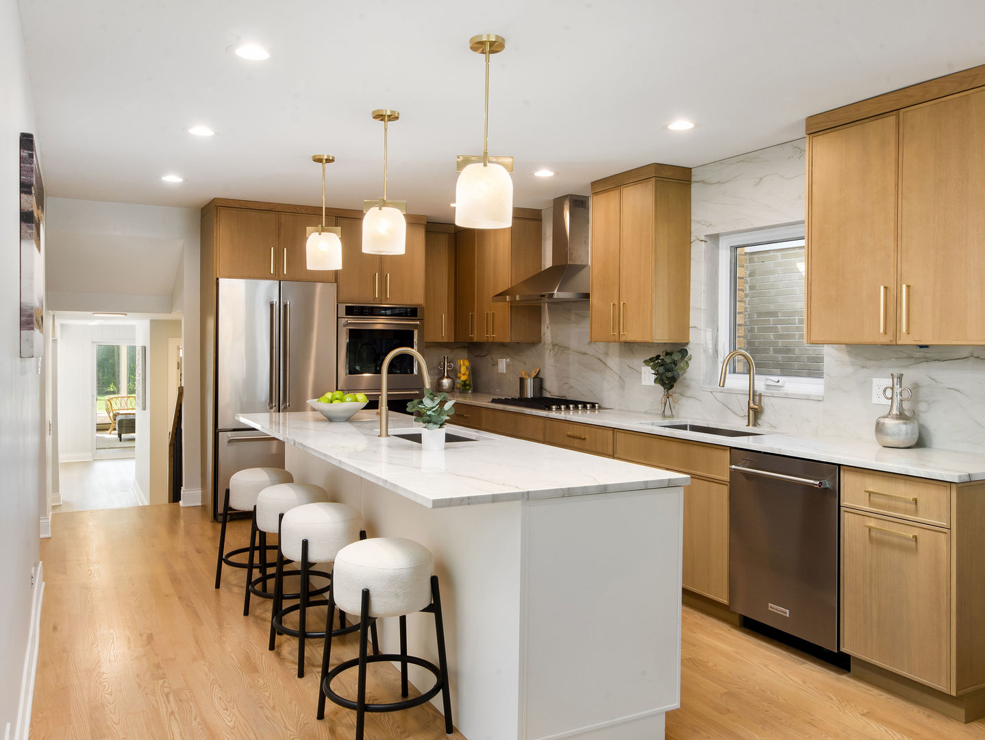 4343 Davis Street Skokie, IL 60076 - Photo 8 of 41 a large kitchen with a table and chairs