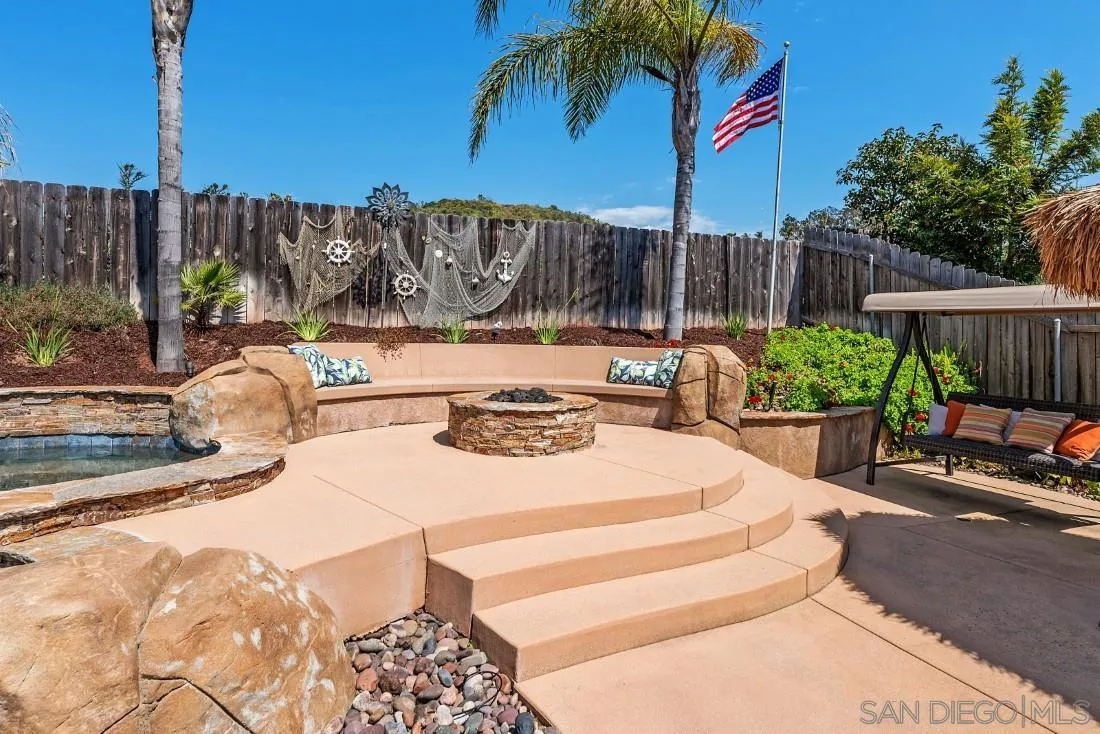 13829 Tobiasson Road Poway, CA 92064 - Photo 46 of 52 a view of a backyard with a patio