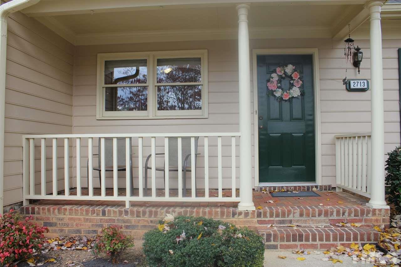 2713 Cottage Circle Raleigh, NC 27613 - Photo 2 of 14 Lovely front porch and garage! Great curb appeal.