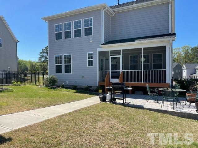 1425 Barn Door Drive Apex, NC 27502 - Photo 38 of 43 a view of a house with backyard porch and sitting area