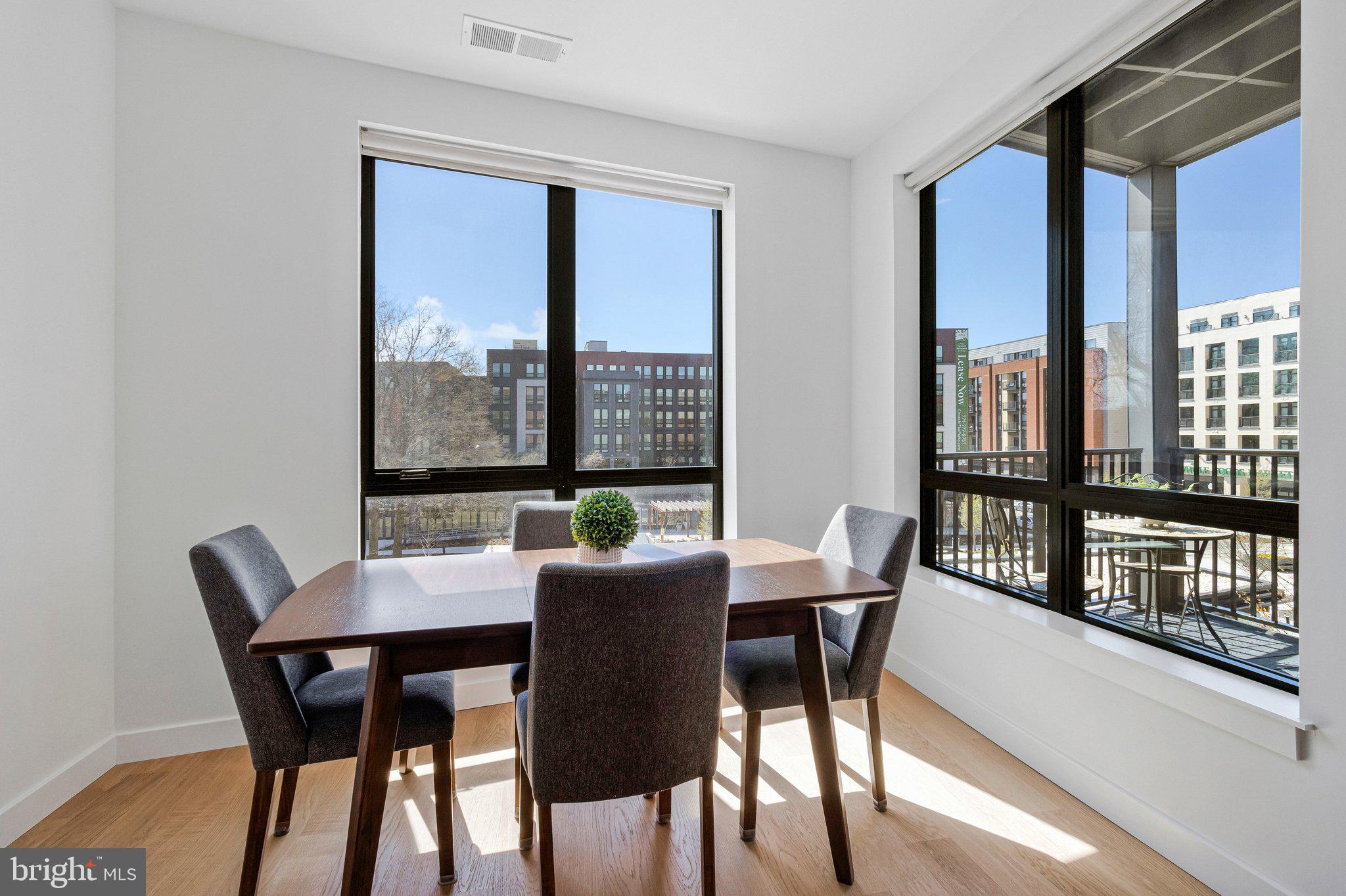 7175 12th Street Northwest, Unit 302 Washington, DC 20012 - Photo 14 of 60 Sun-filled dining area/ den overlooking the Parks