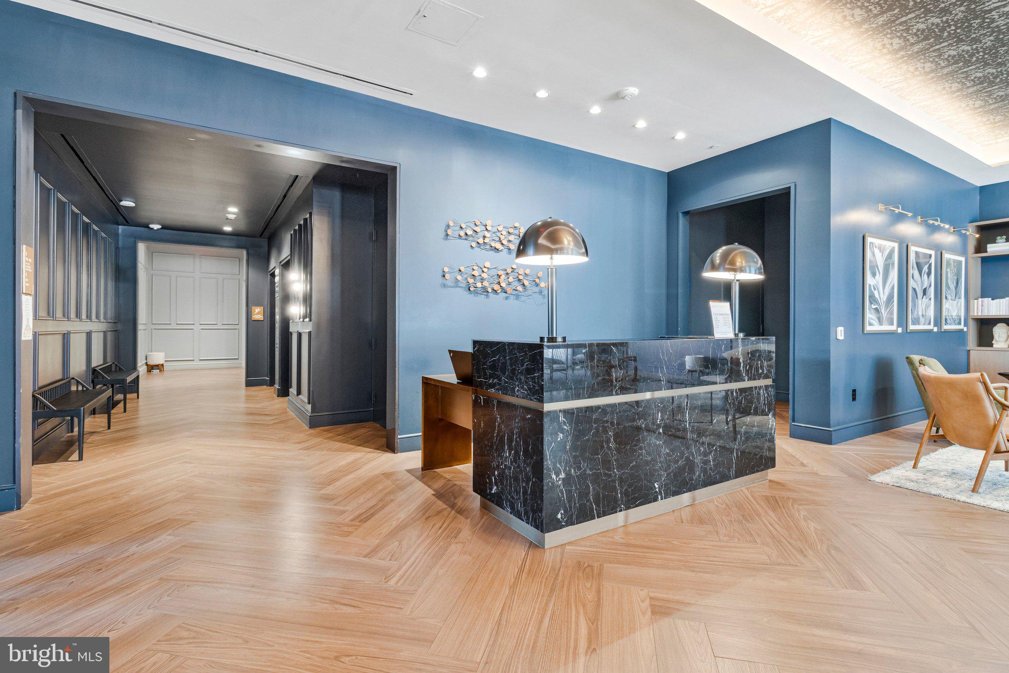 7175 12th Street Northwest, Unit 302 Washington, DC 20012 - Photo 32 of 60 Kite House lobby with front desk
