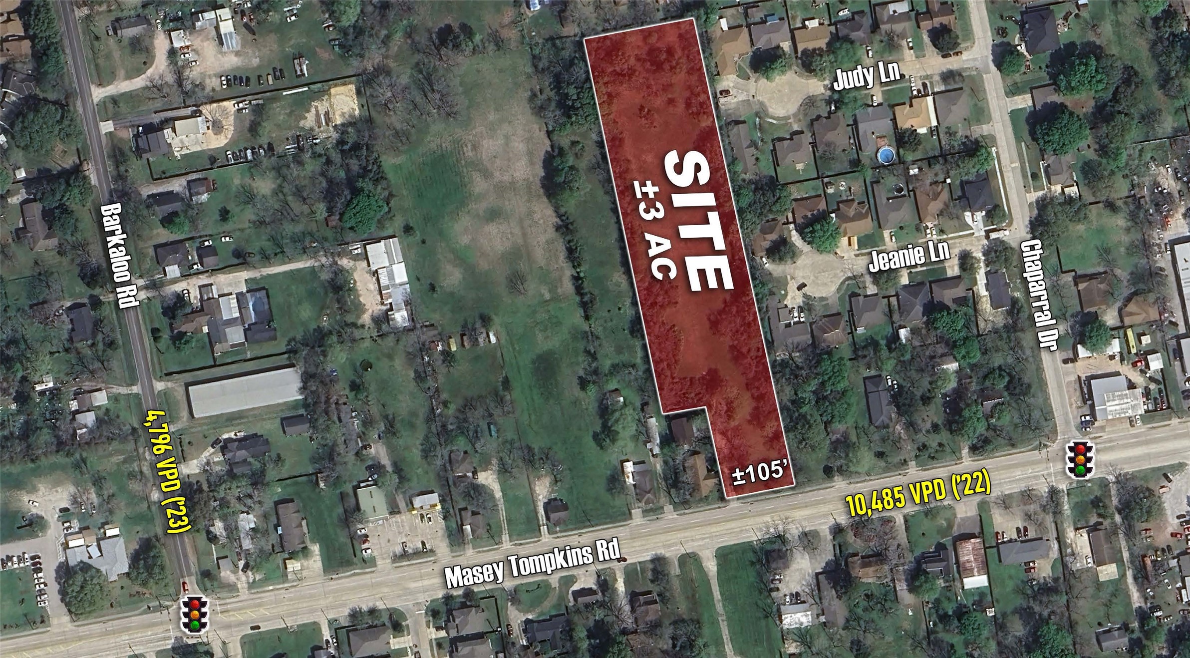 1203 Massey Tompkins Road Baytown, TX 77521 - Photo 1 of 4 an aerial view of a city