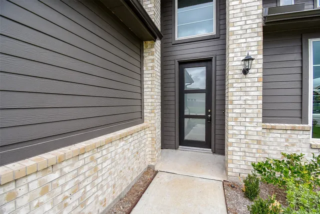 a view of front door