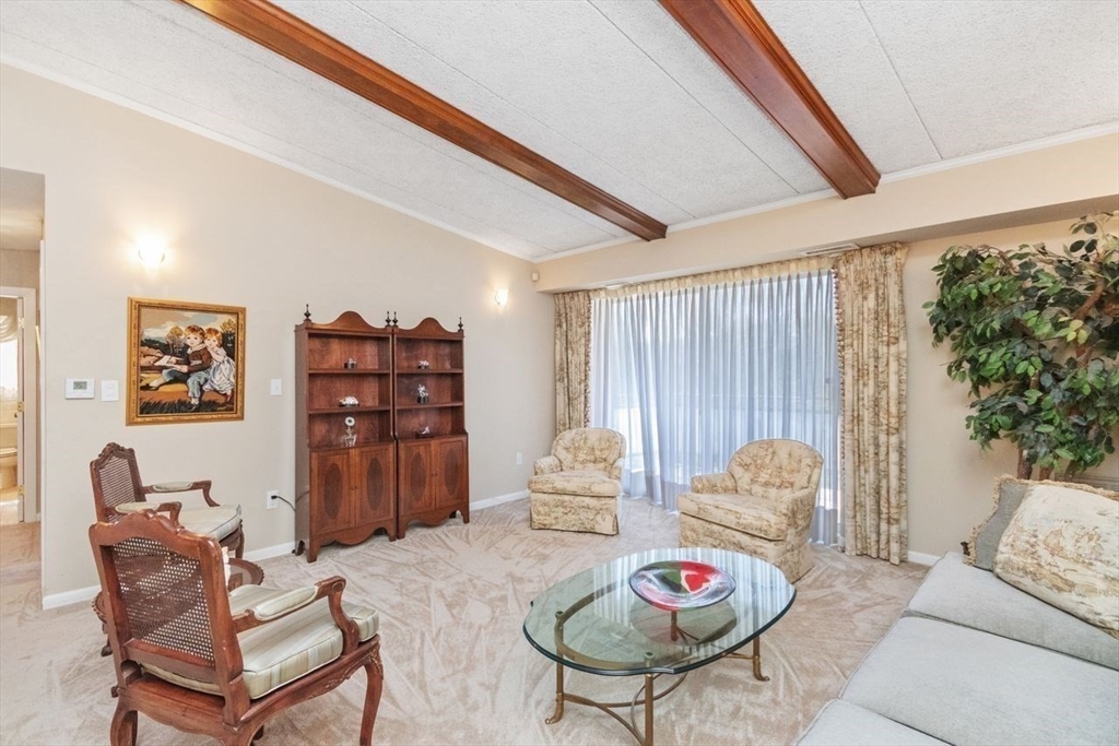 55 Broadlawn Park, Unit 11B Boston, MA 02467 - Photo 6 of 25 a living room with furniture and a rug
