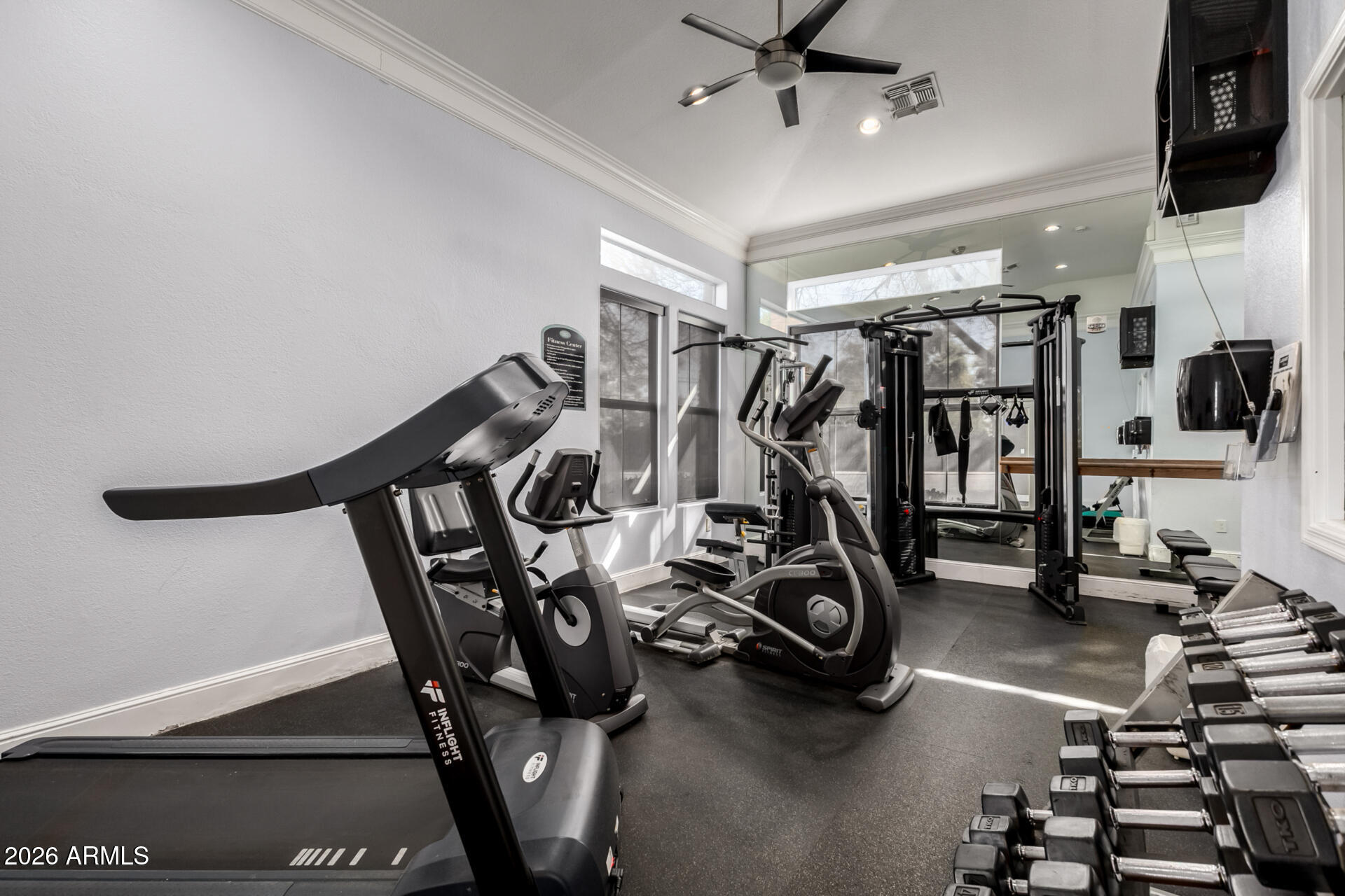 3302 North 7th Street, Unit 232 Phoenix, AZ 85014 - Photo 47 of 47 a view of a room with gym equipment