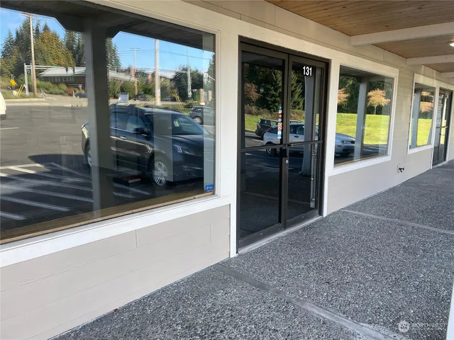 a view of a glass door of the house