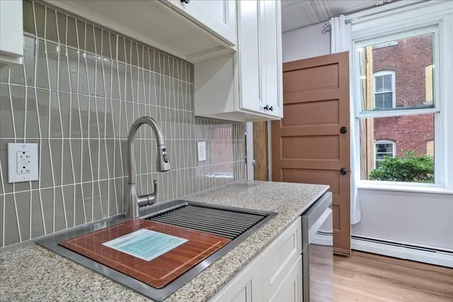 a view of a bathroom with a sink