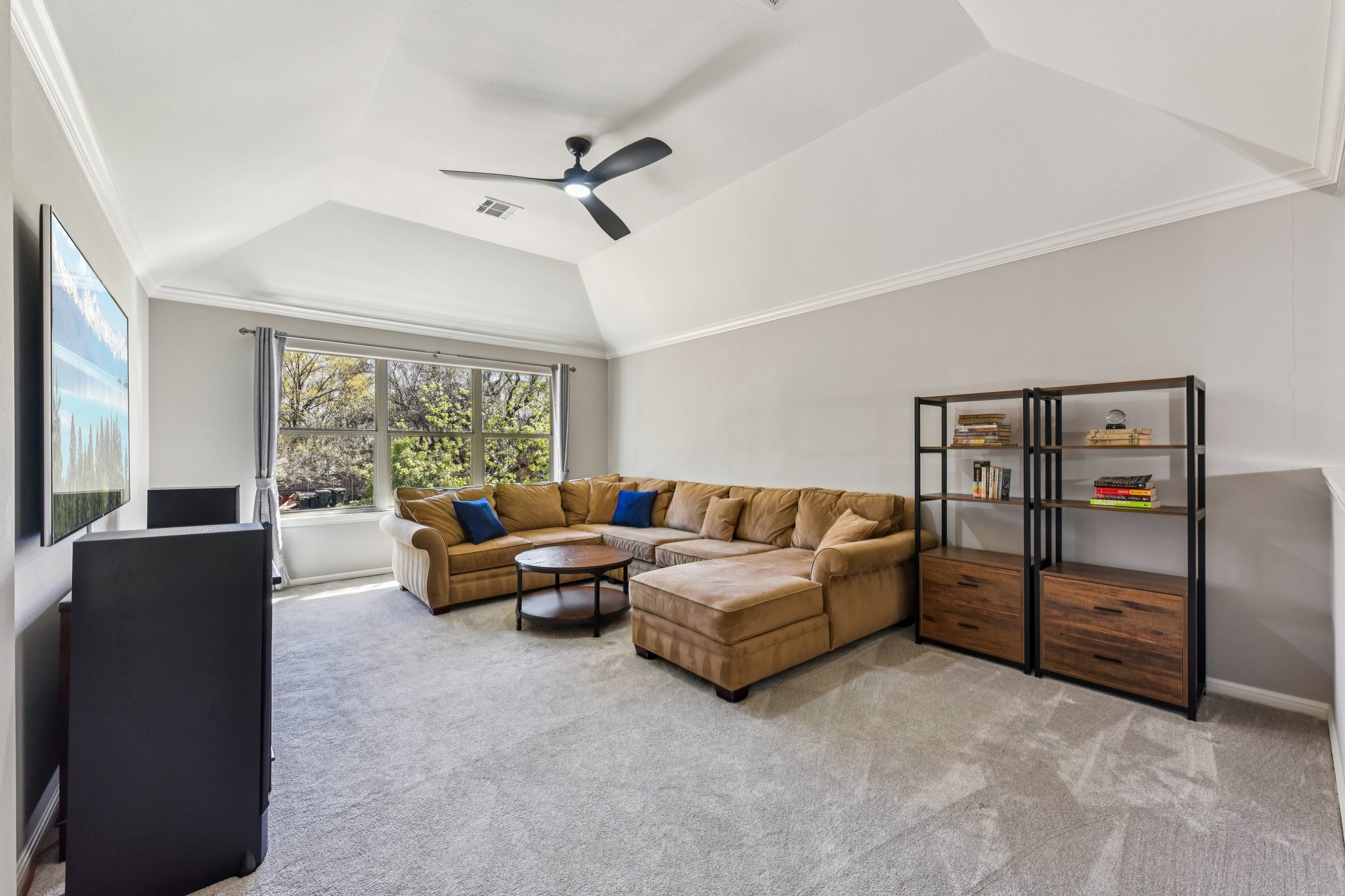 12913 Little Dipper Path Austin, TX 78732 - Photo 10 of 30 a living room with furniture and a large window