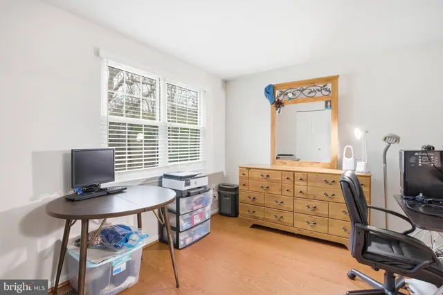 a room with furniture and a window