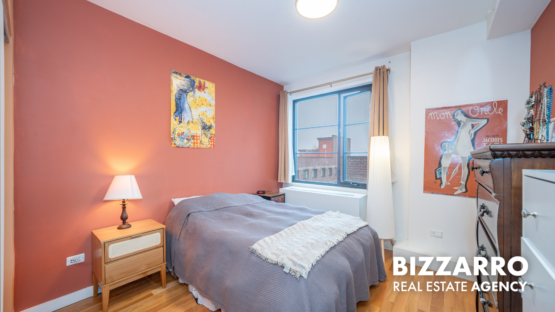 Tilden Street, Unit 6F Bronx, NY 10467 - Photo 10 of 29 a bedroom with a bed and a flat screen tv