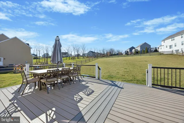 a view of a terrace with outdoor seating