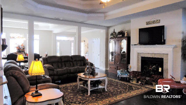 550 Leeds Court Foley, AL 36535 - Photo 7 of 25 Den/ firepalce