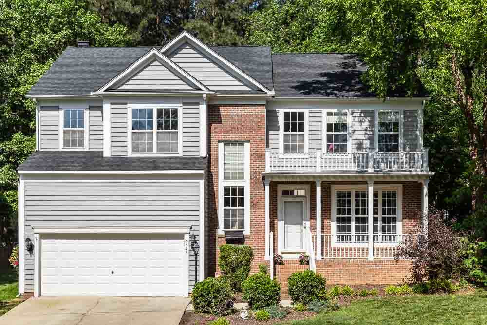 9501 Miranda Drive Raleigh, NC 27617 - Photo 29 of 30 Come and see the oversized garage with tons of shelving and other surprises! Welcome Home