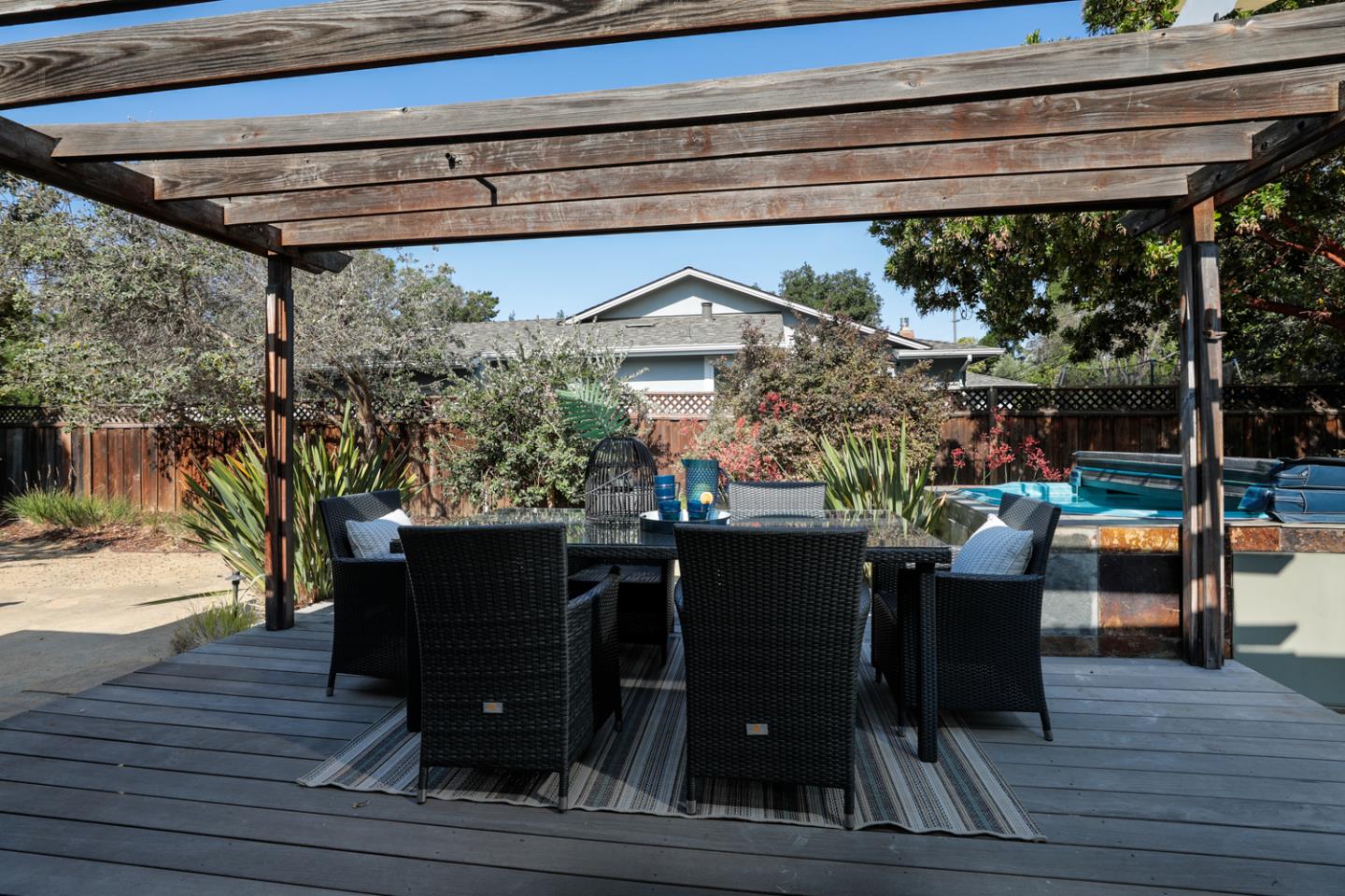1722 Walnut Drive Mountain View, CA 94040 - Photo 20 of 35 a view of a chairs and table in the patio